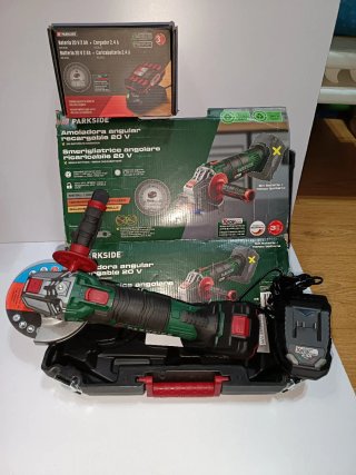 Radial 20V Parkside NUEVO COMPLETO