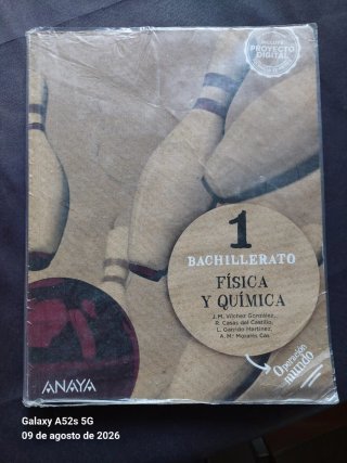 Libro de Fisica y Quimica de 1° Bachillerato.