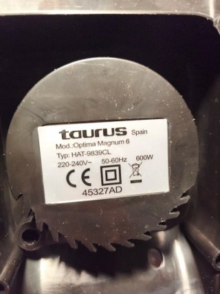 Motor Batidora Taurus Óptima Magnus 6