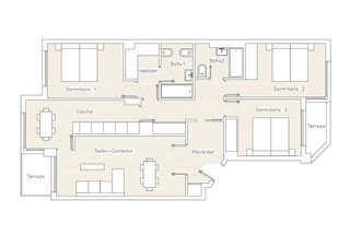 Piso en venta en Lovaina - Aranzabal en Vitoria-Gasteiz