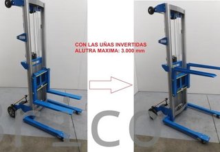 Apilador Manual Aluminio 5000 Kg - 2500 mm - 10505
