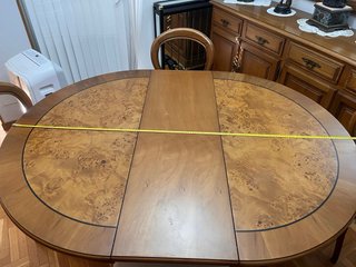 Mesa de pino y 6 sillas