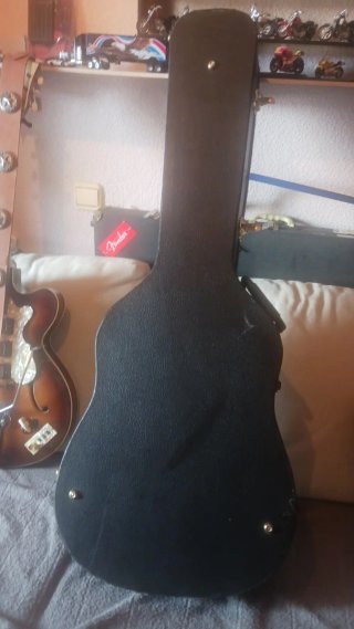 Funda Rígida Guitarra Electroacústica Negra