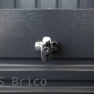 Baúl Arcón Metálico Antracita - 187x78x72 cm - Trimetals