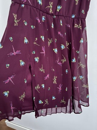 Vestido Stradivarius Talla S Granate