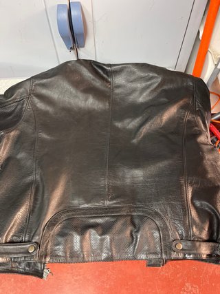 Chaqueta de moto de cuero auténtico helstons