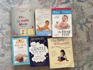 Lote 6 Libros Inglés Crianza Bebés