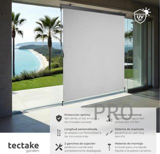 Toldo vertical exterior enrollable