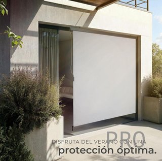 Toldo vertical exterior enrollable