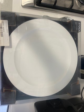 6 Platos Llano Ikea Stockholm 32cm Blanco