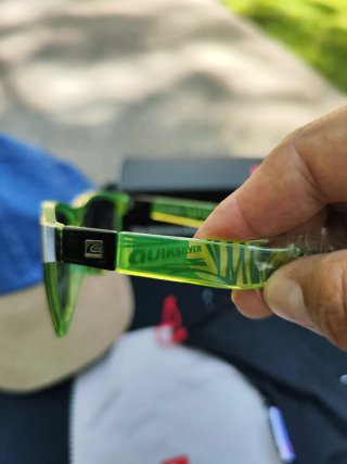 Gafas de sol Quiksilver negras y verdes
