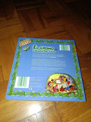 Libro puzzle el gnomo encuentra casa