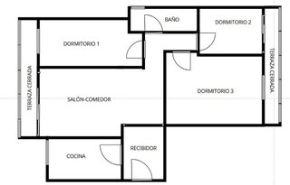 Piso en venta en Casco histórico de Vicálvaro en Madrid