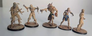 20 Miniaturas pintadas D&D Rol -Cripta No Muerta