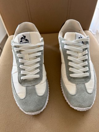 Zapatillas Le Coq Sportif Gris y Blanco