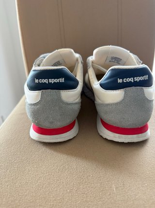 Zapatillas Le Coq Sportif Gris y Blanco