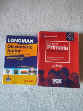 Diccionario primaria español Diccionario inglés/es