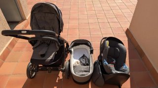 Balio S lux. Carro bebé capazo, silla y maxicosi