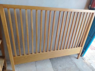 Cabecero de madera de roble 135cm