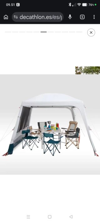 Carpa plegable Quechua