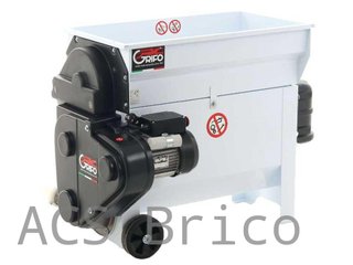 Despalilladora Chapa de Uva con Bomba - 2 HP - 2000 kg/h - 87x50 cm - Grifo