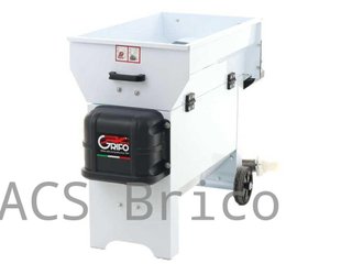 Despalilladora Chapa de Uva con Bomba - 2 HP - 2000 kg/h - 87x50 cm - Grifo