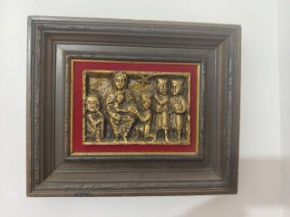 Cuadro de bronce Belén
