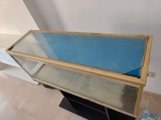 Acuario 120L con mesa y tapa cristal