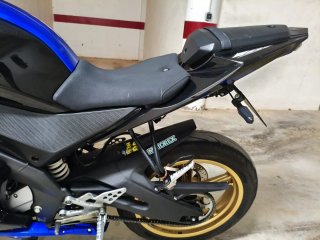 Yamaha R125 Negra/Azul/Dorada