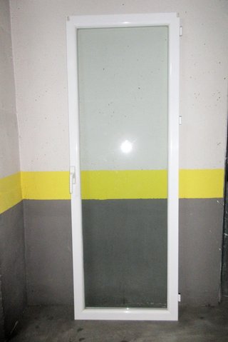 Ventanas de aluminio blanco con doble cristal