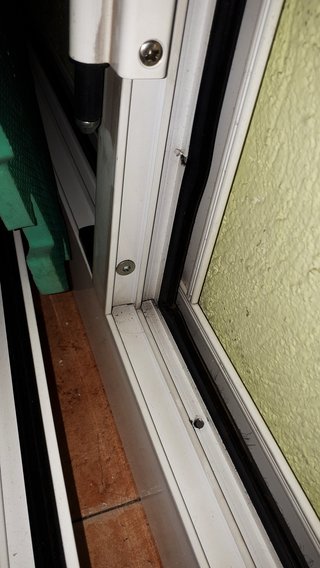 Ventanas de aluminio blanco con doble cristal