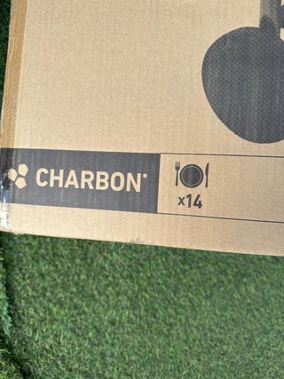 Barbacoa de carbón negra