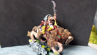 Ogro tusker  ogor Scibor con piezas de Warhammer