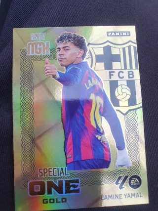 Cromo Panini FCB Lamine Yamal Special One Gold
