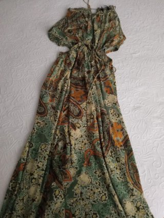 Vestido largo Zara estampado S