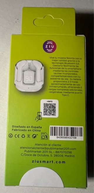 Auriculares Ziu Z-Crystal Bluetooth 5.4