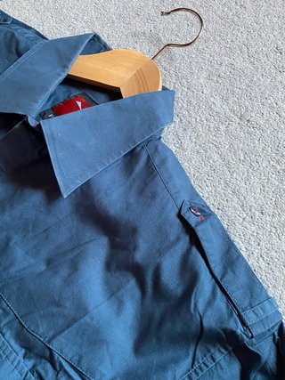 Camicia uomo Payper blu petrolio manica lunga XL