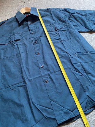 Camicia uomo Payper blu petrolio manica lunga XL