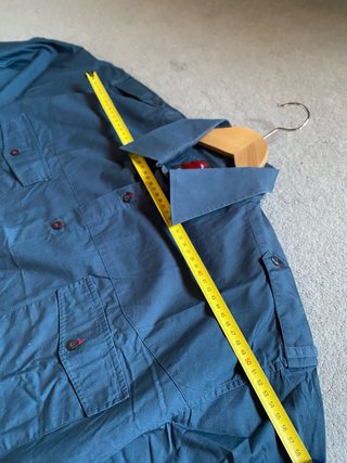 Camicia uomo Payper blu petrolio manica lunga XL