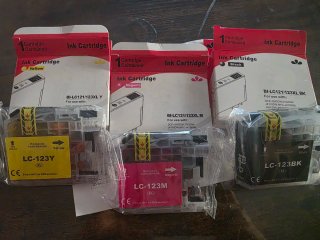 Pack 10 Cartuchos Tinta Brother LC123