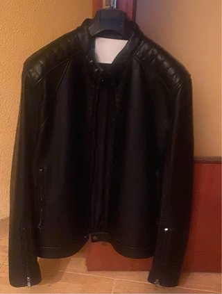 Cazadora cuero 3/4 Talla XL