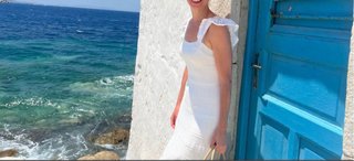 Vestido Sezane blanco romántico