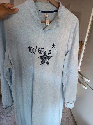 Camisón azul talla XL You're a star