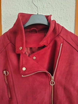 Chaqueta ante burdeos