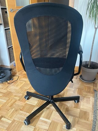 Silla de escritorio Flintan con reposabrazos