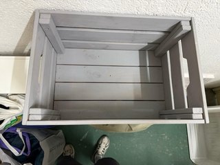 Caja de madera IKEA GRIS 46x31x25cm