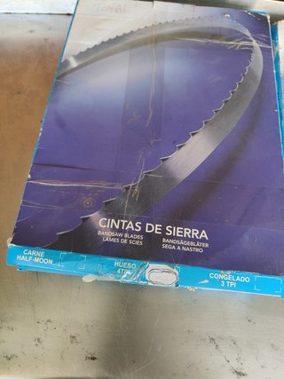 Cinta de sierra para carne, hueso y congelado