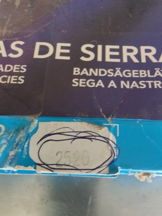 Cinta de sierra para carne, hueso y congelado