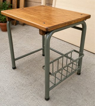 Pupitre antiguo madera y metal PARA RESTAURAR