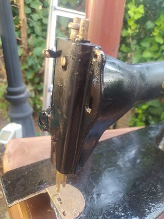 Máquina de coser antigua Singer
